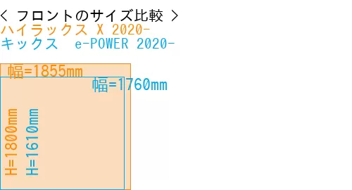 #ハイラックス X 2020- + キックス  e-POWER 2020-